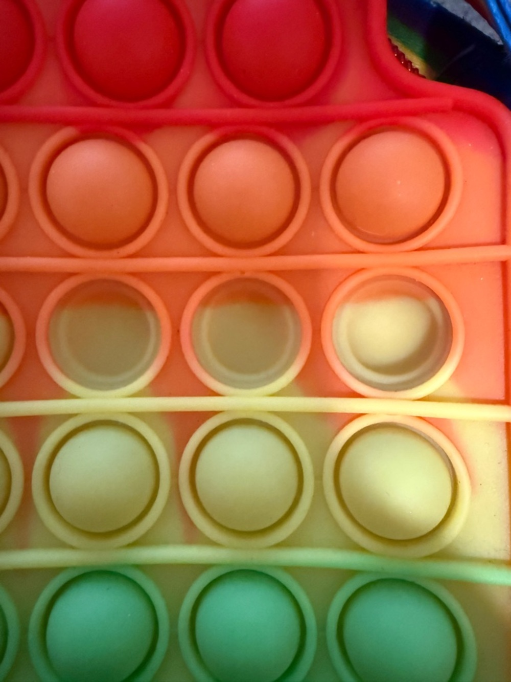 Rainbow Pop-It Fidget Toy Bag with Lanyard - Kids Toys - Picture 3 of 7